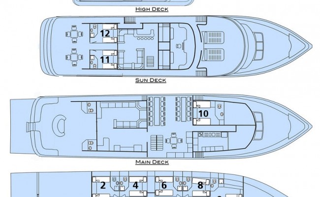 motor yacht 38mt 22 ospiti crociera maldive